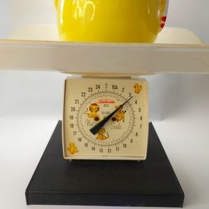 Vintage Sunbeam Nursery Scale, Baby Decor, Animal Theme